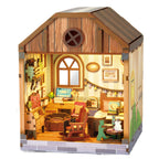 DIY Miniature Scene 3D Bedroom Slaapkamer met LED- verlichting- MDF
