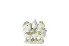 J-Line Winters schaap - steen - wit/groen
