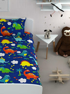 Kinderlakenset - kreukvrij microvezel - eenpersoons (60x90") met kussensloop