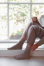 Leeff Socks sand - Warm hug - size 42-46