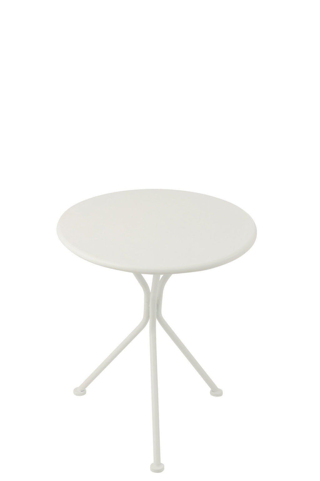 J-Line tafel Tripod Rond - metaal - wit - S
