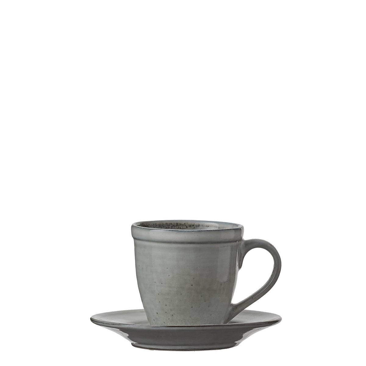 Tabo kop en schotel grijs