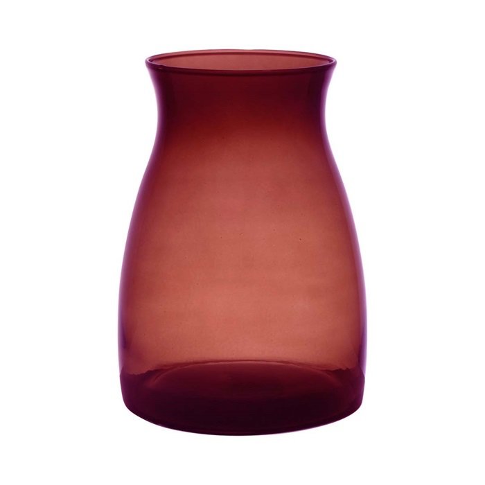 Essentials Julia Transparant Vaas paars h20 d14