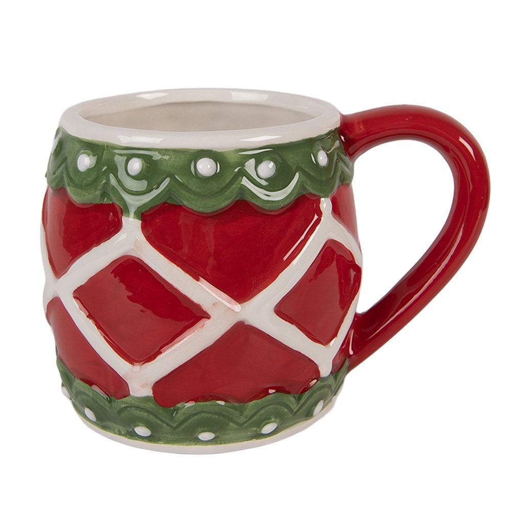 Mok 375 ml Rood Keramiek