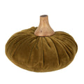 Decoratie Pompoen Ø 12x10 cm Groen Polyester