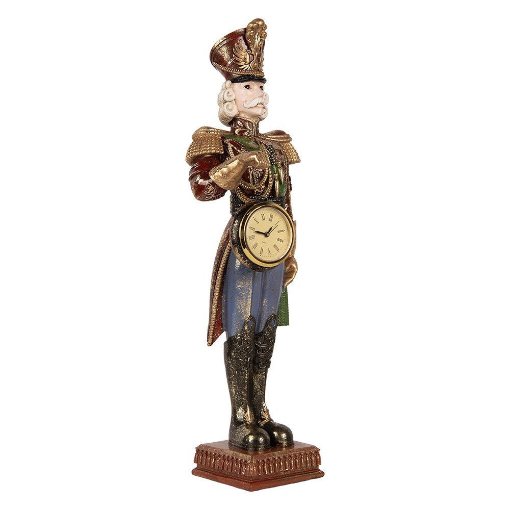 Kerstdecoratie Beeld Notenkraker 15x11x45 cm Rood Kunststof
