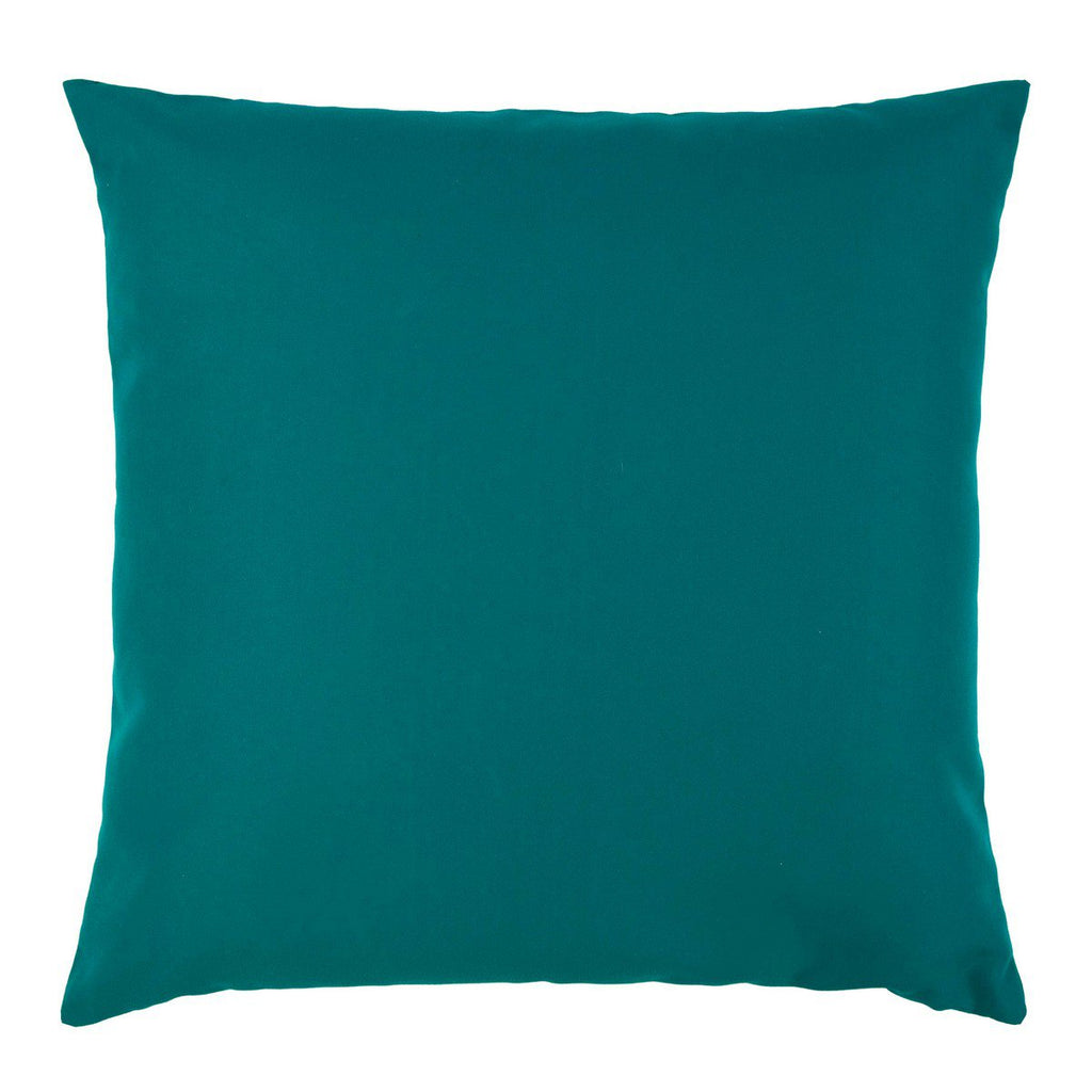 Lef uni buitenkussen petrol 60x60cm