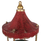 Kerstdecoratie Beeld Ø 27x48 cm Rood Metaal