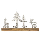 Ornament Baliguian Nikkel 38x8x20 cm