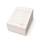Bonboekje / Kassablok Neutraal - 10 Stuks