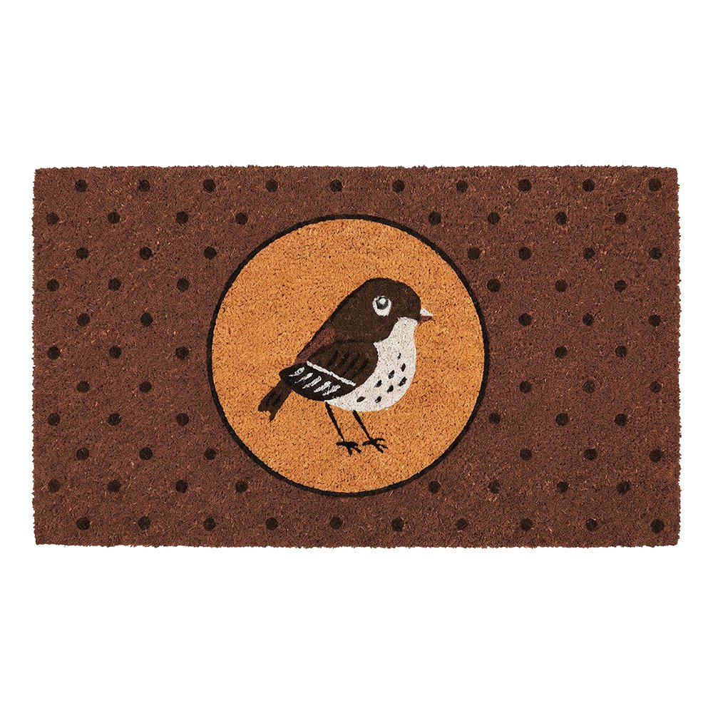 Deurmat Bruin Kokos Vogel