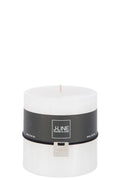 J-Line cilinderkaars - wit - 65U
