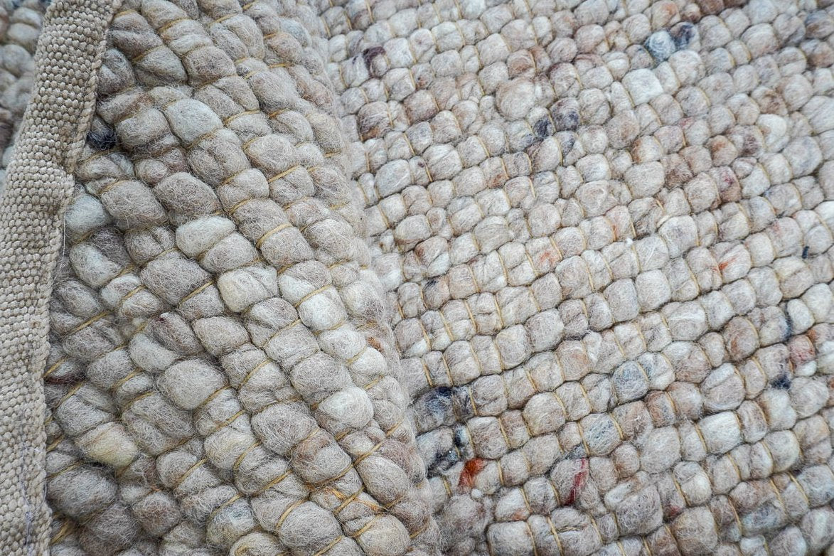 Vloerkleed Steve Donker Beige Rond ø200 cm