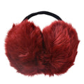 Oorwarmers one size Rood Polyester