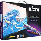 Okto clay DIY 3D Kunstwerk met foamklei, Big Wave in Kanagawa, 10004, 30x40cm