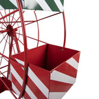Kerstdecoratie Reuzenrad Rood Metaal