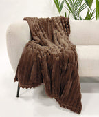 Nederlands decor Ricky - Plaid 150x200 cm - Chocolate Martini - Brown
