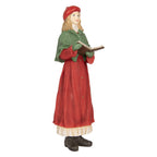 Kerstdecoratie Beeld Kerstgroep 13x12x40 cm Rood Kunststof