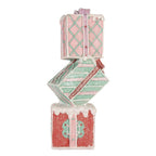 Kerstdecoratie Cadeau 14x16x36 cm Rood Kunststof