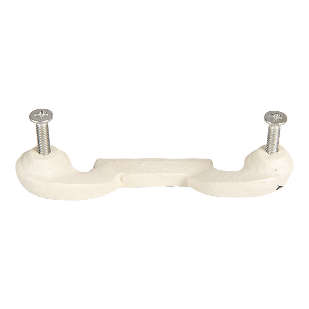 Handgreep 12x2x3 cm Wit Metaal