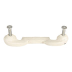 Handgreep 12x2x3 cm Wit Metaal