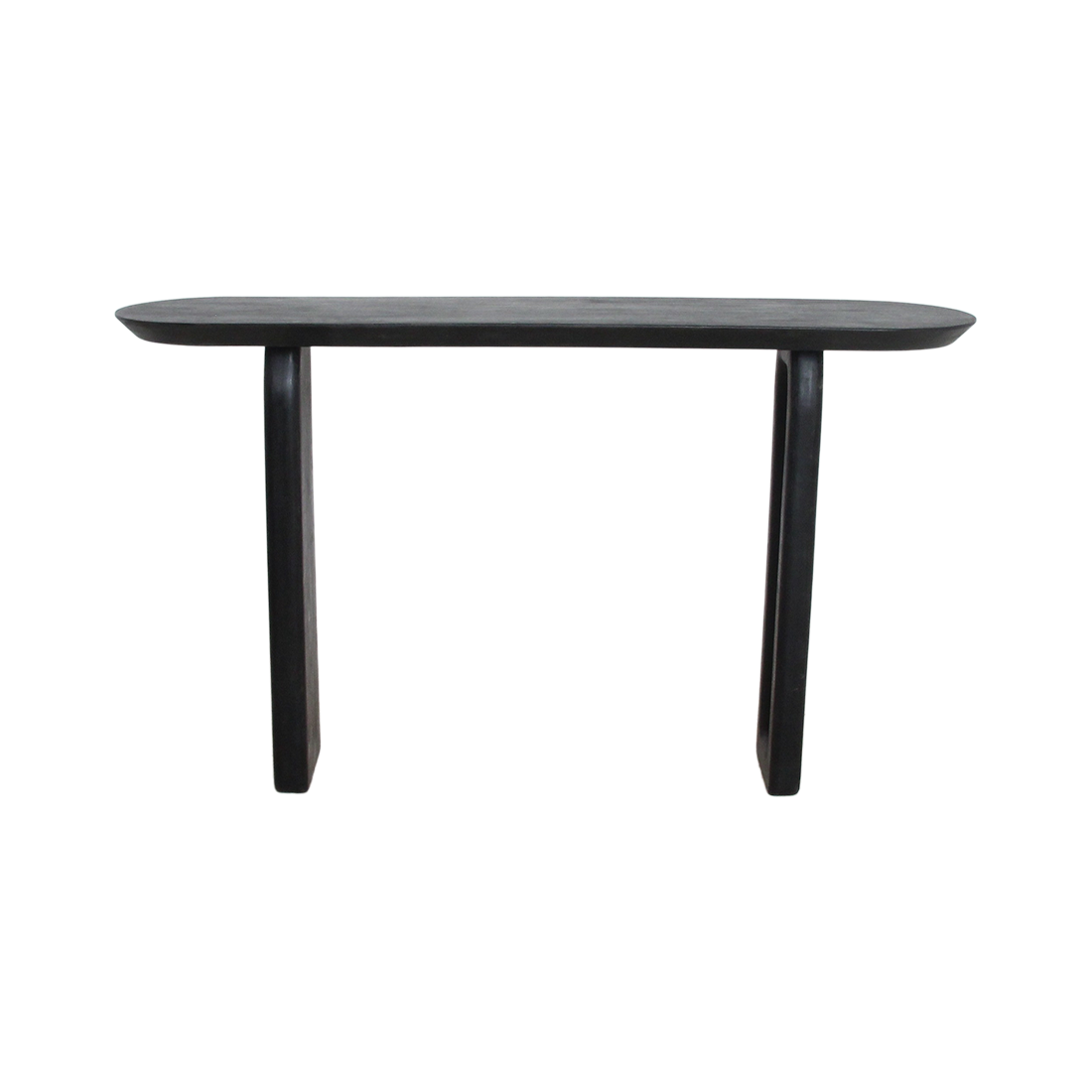 Bullnose consoletafel zwart