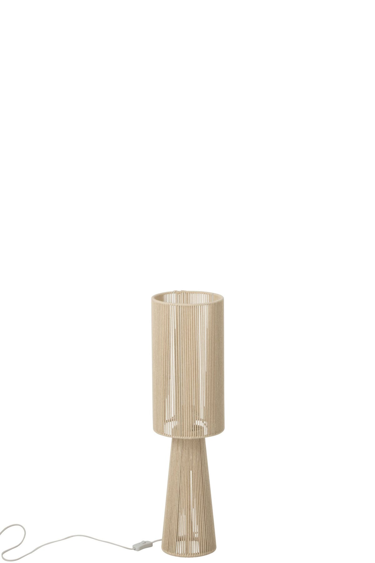 J-Line tafellamp met touw greige small