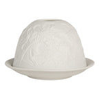 Waxinelichthouder Ø 12x8 cm Wit Porselein