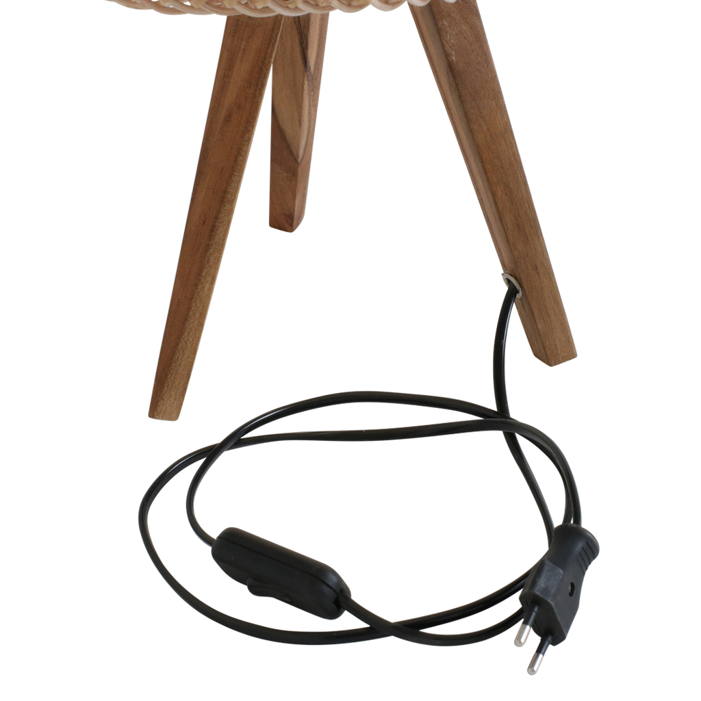 Maze driepoot tafellamp naturel
