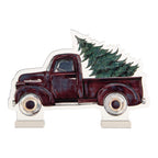 Kerst Infinity Spiegel Lamp Auto 40x5x28 cm Rood Kunststof