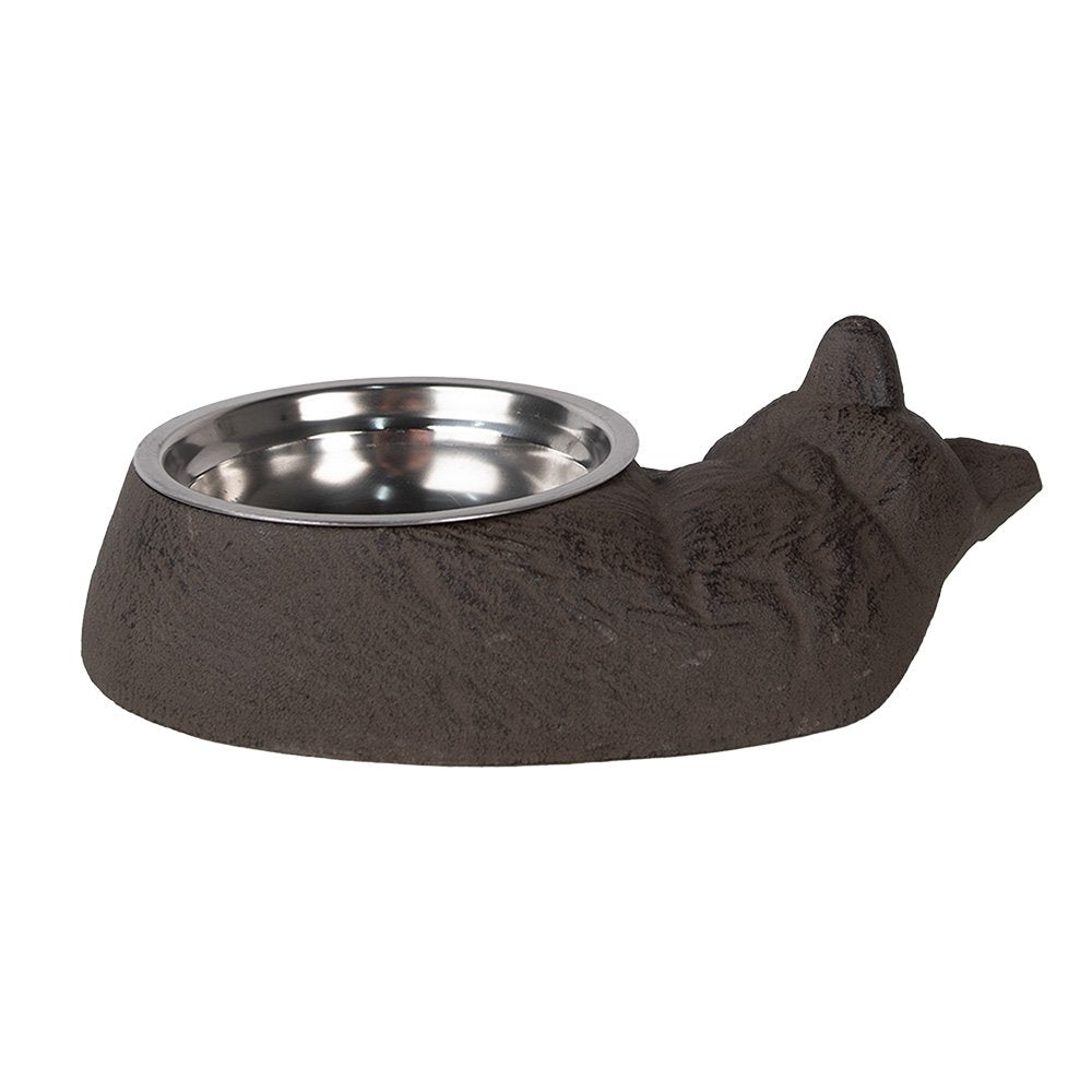 Voerbak Kat 325 ml Bruin Metaal