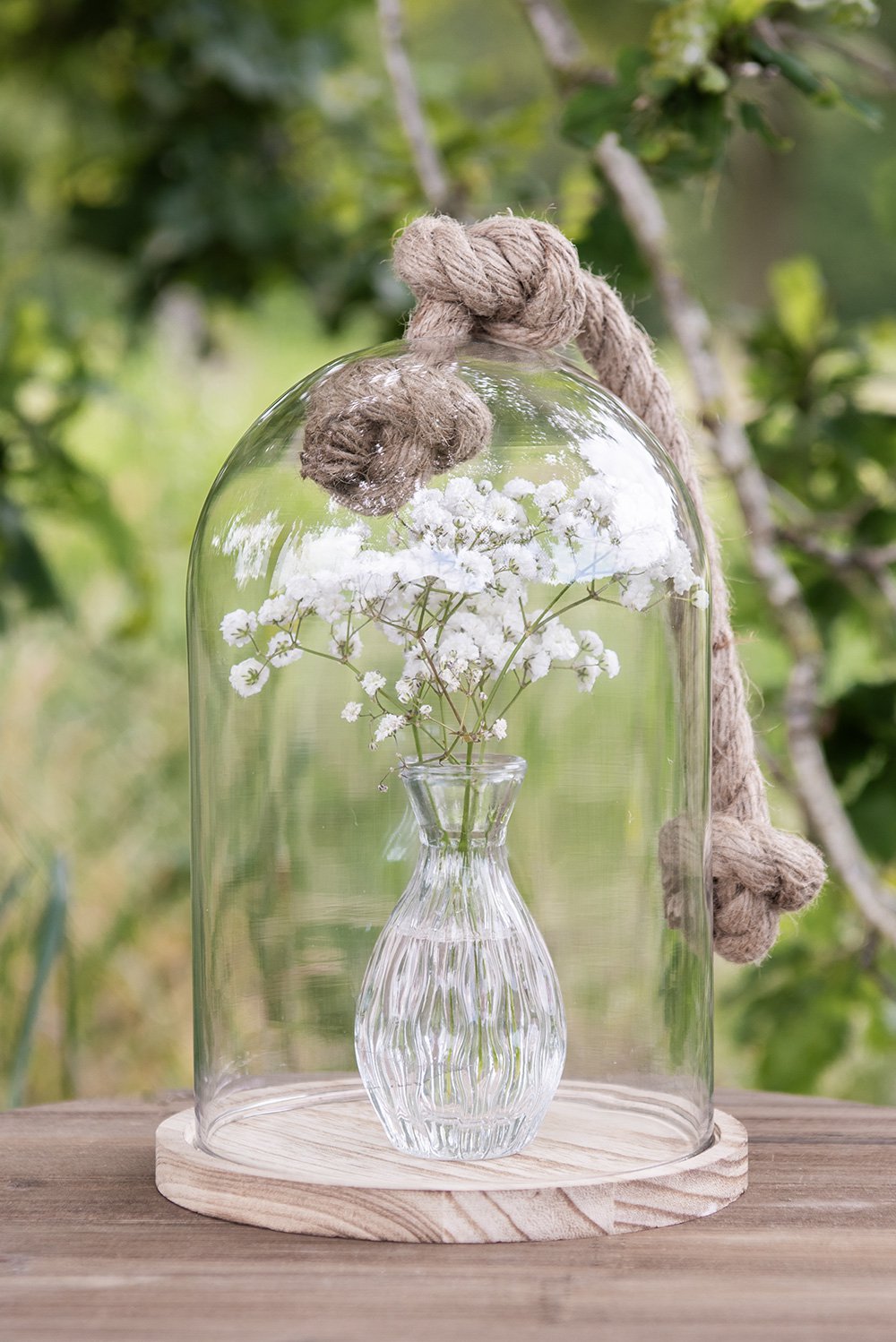 Vaas Ø 6x11 cm Glas Glazen Vaas