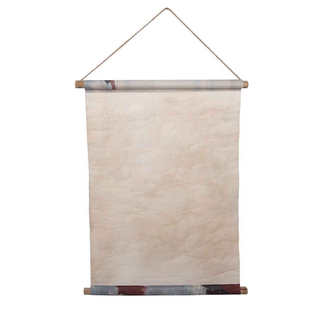 Wandkleed 55x3x75 cm Rood Textiel