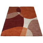 Vloerkleed Abstract Terra/Bruin - 200 x 280 cm