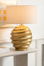 J-Line Tafellamp - aluminium - goud