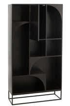 J-Line Rek Mode Mango Hout/Mdf Zwart