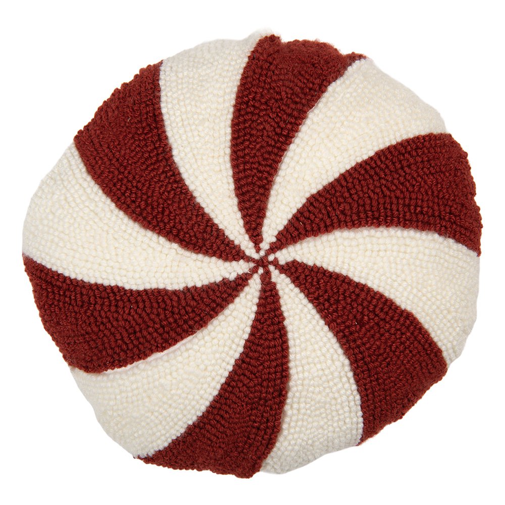 Sierkussen Ø 30x10 cm Rood Polyester
