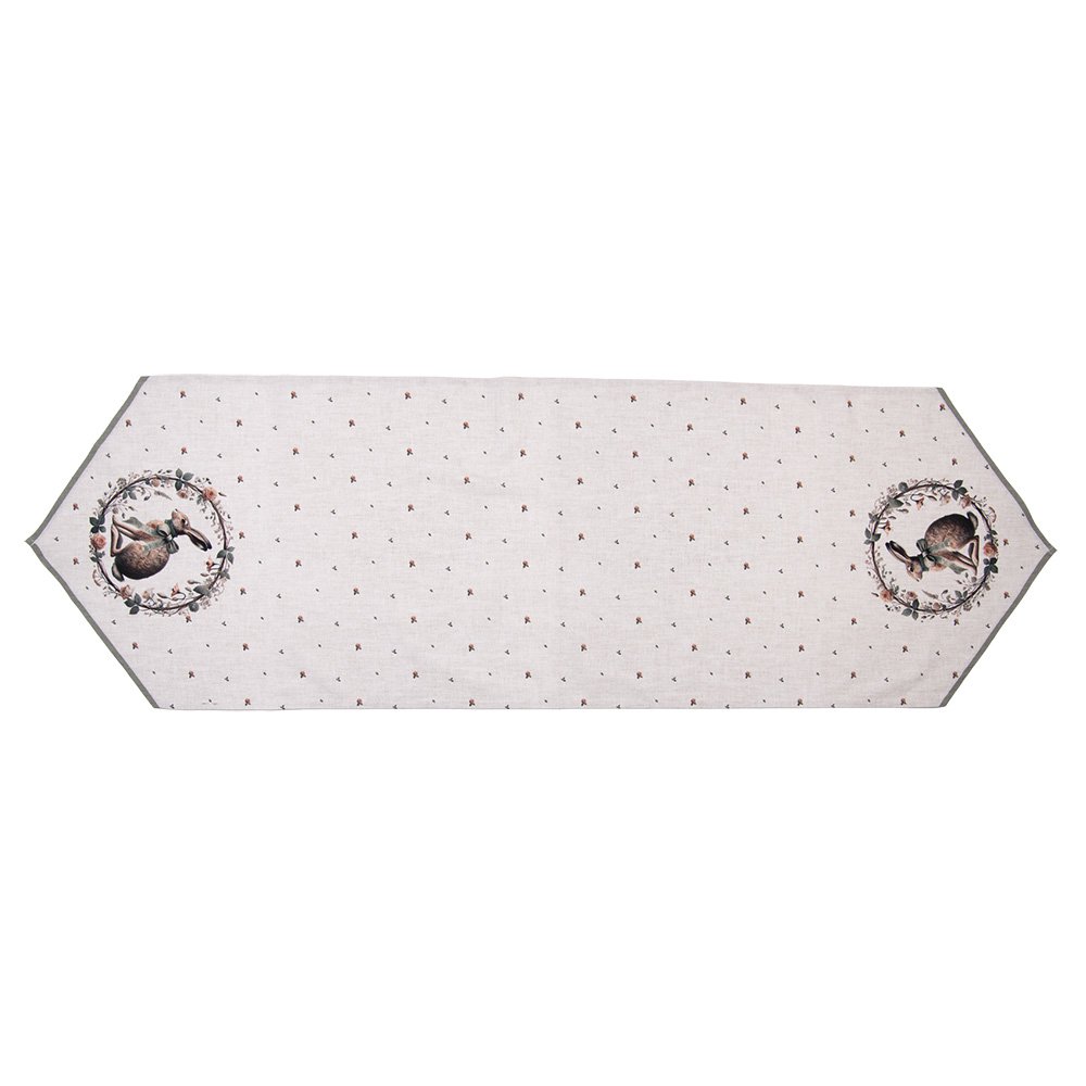 Tafelloper 50x160 cm Beige Katoen