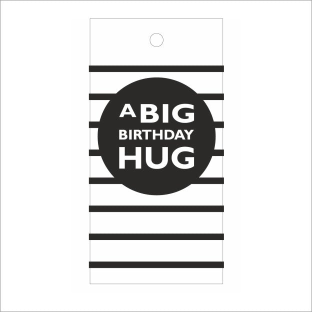 Cadeaukaartjes - Een dikke verjaardagsknuffel - 20 stuks
