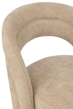 J-Line zetel Accent - textiel - beige