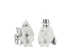 J-Line mand Paard - kunststof - naturel