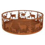 Decoratie schaal Dieren Bruin Metaal
