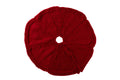 J-Line kerstboom rok Gebreid - polyresin - rood