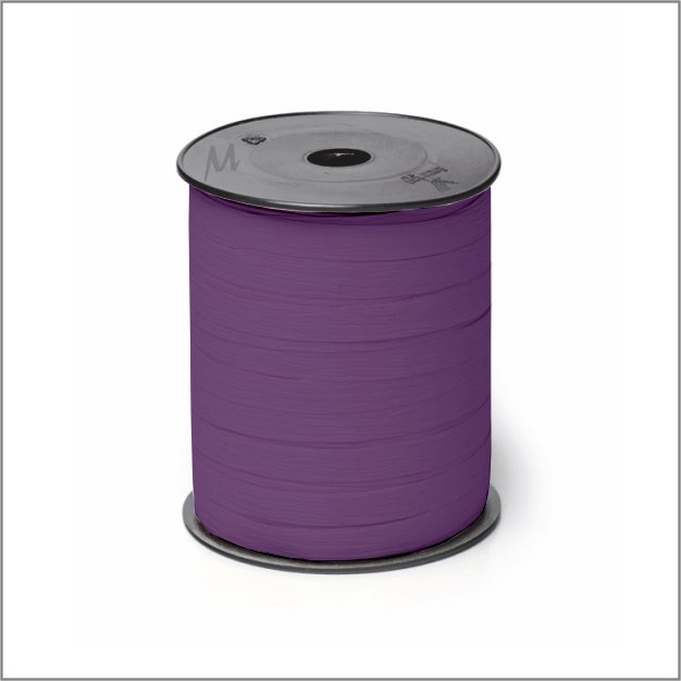 Paperlook krullint – 10 mm x 250 meter – paars