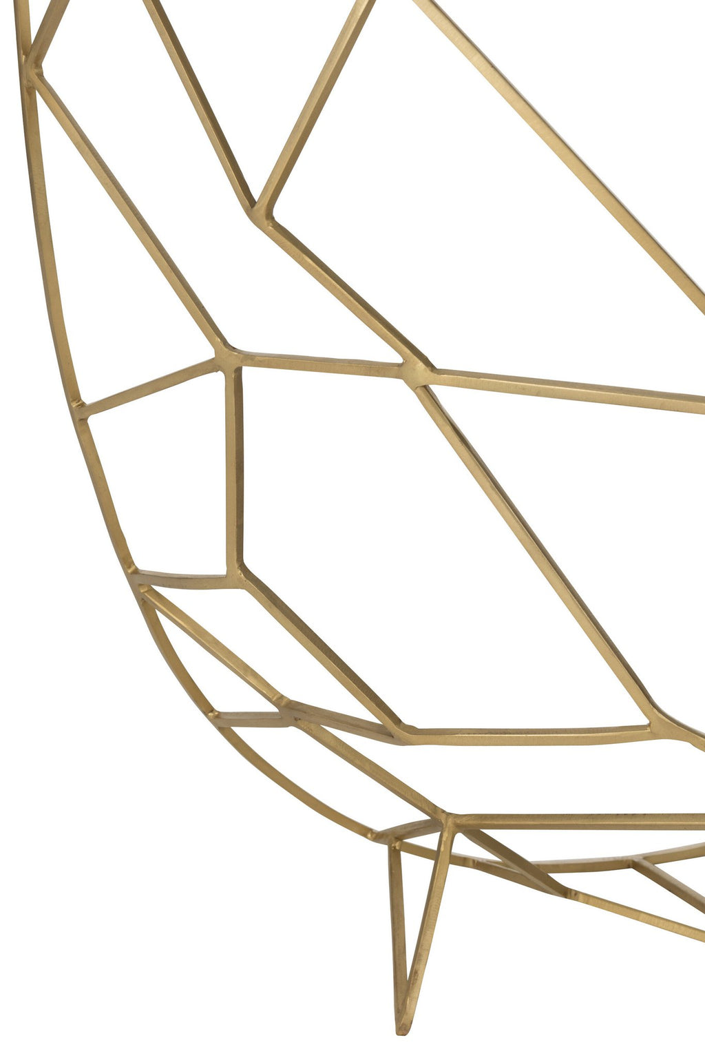 J-Line Console Moza Metaal/Glas Goud