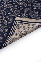 Patara Square Foulard Navy-Beige