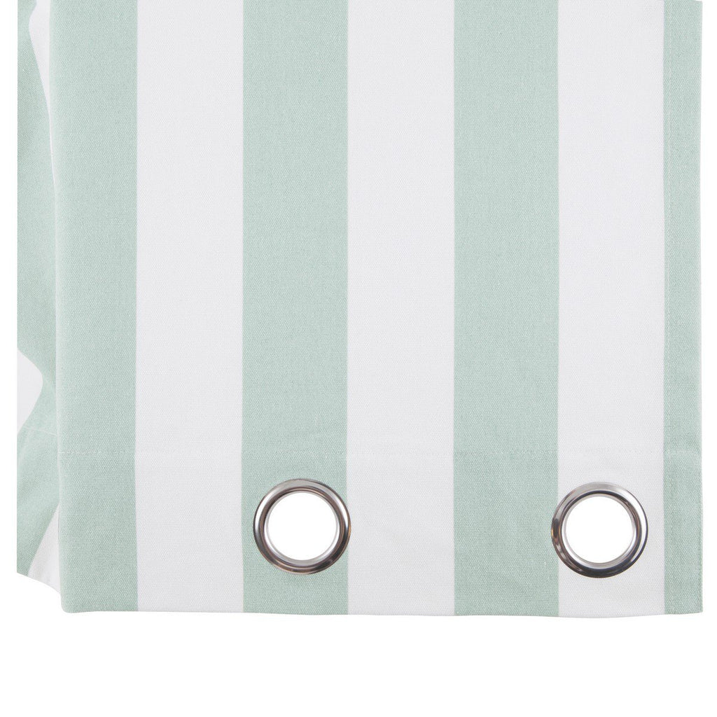 Mireille curtain mint green 140 cm x 260 cm 8 rings