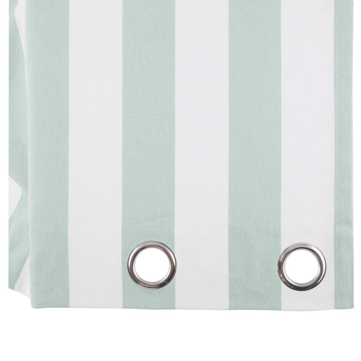 Mireille curtain mint green 140 cm x 260 cm 8 rings