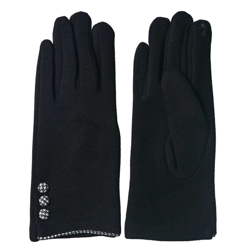 Handschoenen Winter 8x24 cm Zwart Katoen