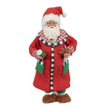 Kerstdecoratie Beeld Kerstman 28 cm Rood Kunststof